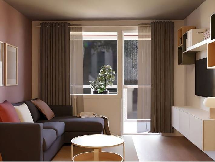 Ferienwohnung für 4 Personen, mit Balkon - 1