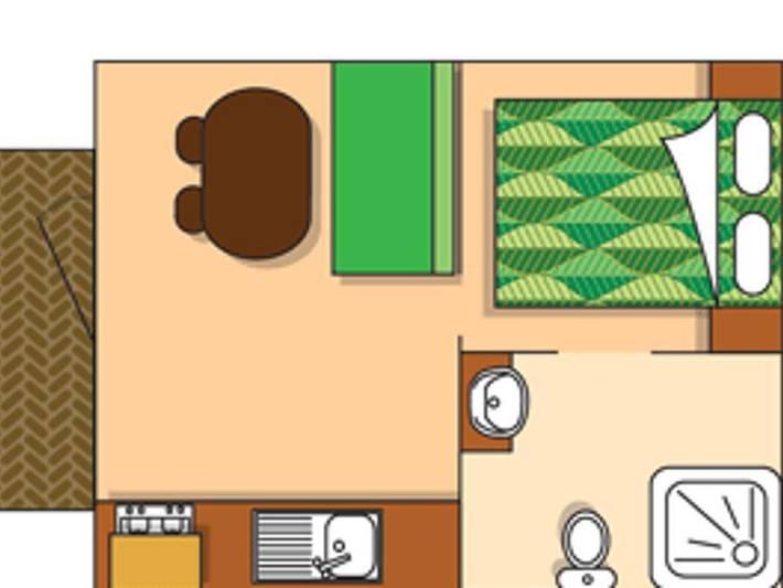 Chalet pour 2 personnes, avec piscine et terrasse ainsi que bassin pour enfant et sauna dans l' Ariège - 2