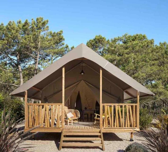 Camping pour 4 personnes, avec jardin et vue ainsi que sauna et piscine dans Asturies - 4