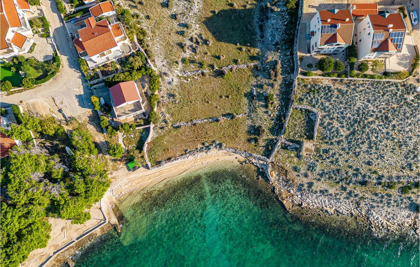 Cały apartament wypoczynkowy, Apartament wakacyjny dla 5 osób z taras in Pag, Pag (Wyspa)