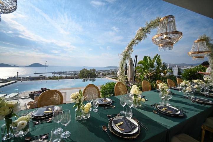 Villa pour 16 personnes, avec piscine et jardin, adapté aux familles à Bodrum - 3