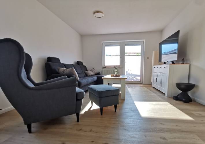 Appartement entier, Appartement "Haus Dexter" avec terrasse privée et Wi-Fi in Sanitz, Mer Baltique (Mecklenburg)
