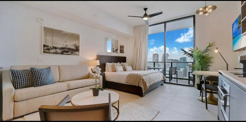 Loft per 2 persone, con balcone e sauna nonché piscina in Miami