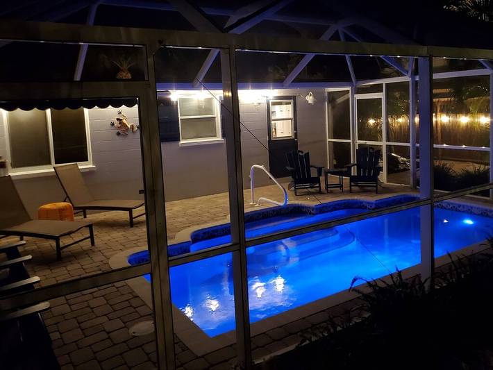 Vacation house for 12 people, with yard and terrace in Manasota Key