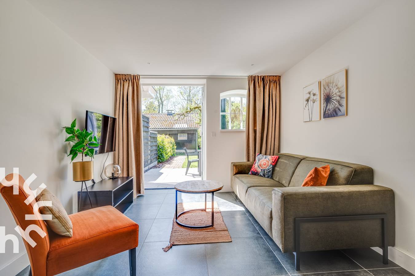Modernes Ferienhaus für 4 Personen mit nach Süden ausgerichtetem Garten in Veere in Veere Stadt, Walcheren