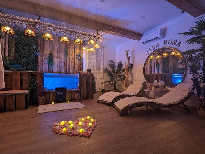 Location de vacances pour 5 personnes, avec piscine ainsi que balcon et jacuzzi à Ortaffa - 4