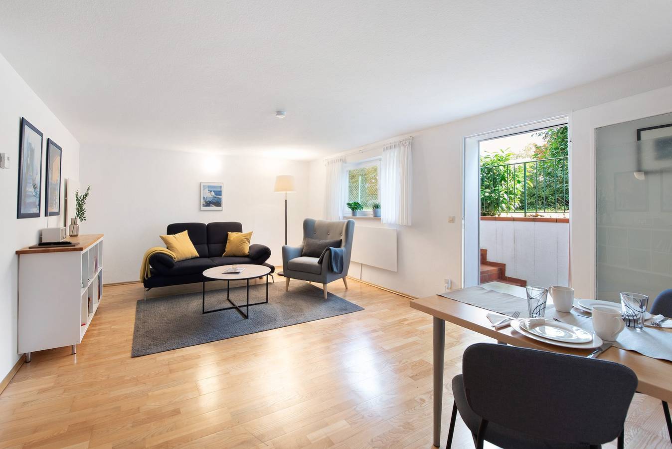 Bodensee Bungalow – Souterrainwoning met privéterras, gemeenschappelijke tuin en wifi, foto 6