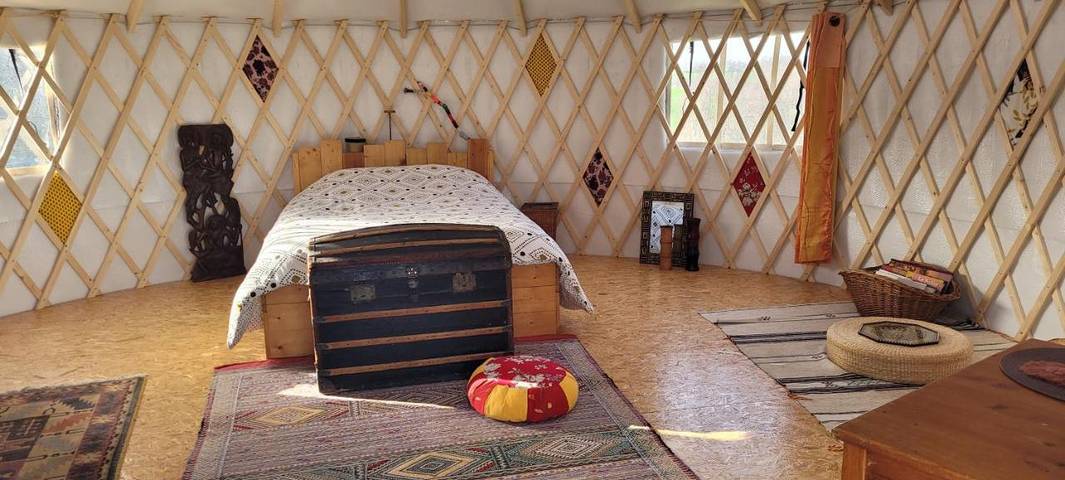 Chambre d’hôte pour 4 personnes, avec Terrasse ainsi que Jardin et Vue