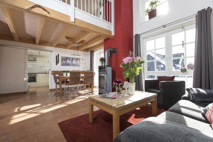 Ferienwohnung für 6 Personen, mit Balkon/Terrasse und Sauna sowie Balkon, mit Haustier in Krummhörn - 2