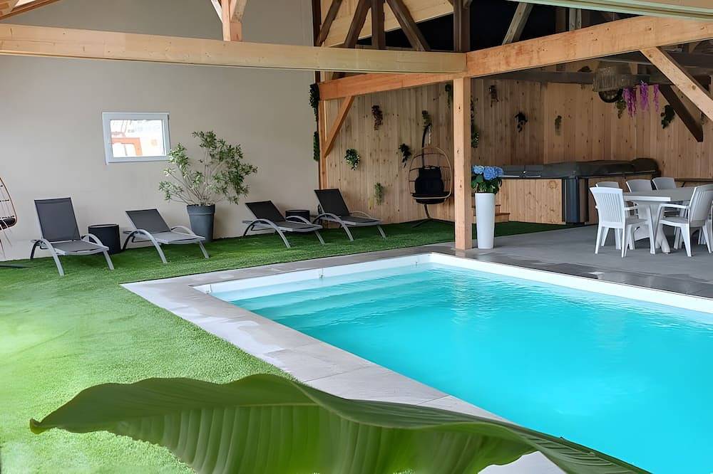 Gîte kymsourit : grand gîte **** avec piscine - sauna in Sand, Région de Sélestat-Erstein