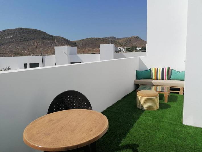 Location de vacances pour 4 personnes, avec piscine ainsi que vue et terrasse dans Las Negras - 4