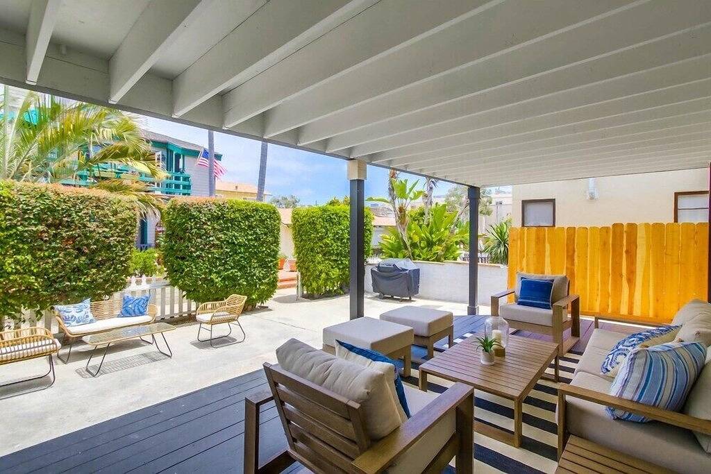 Ganze Wohnung, Convenient Ground Level * Steps to Ocean * Outdoor Patio in Mission Beach, San Diego