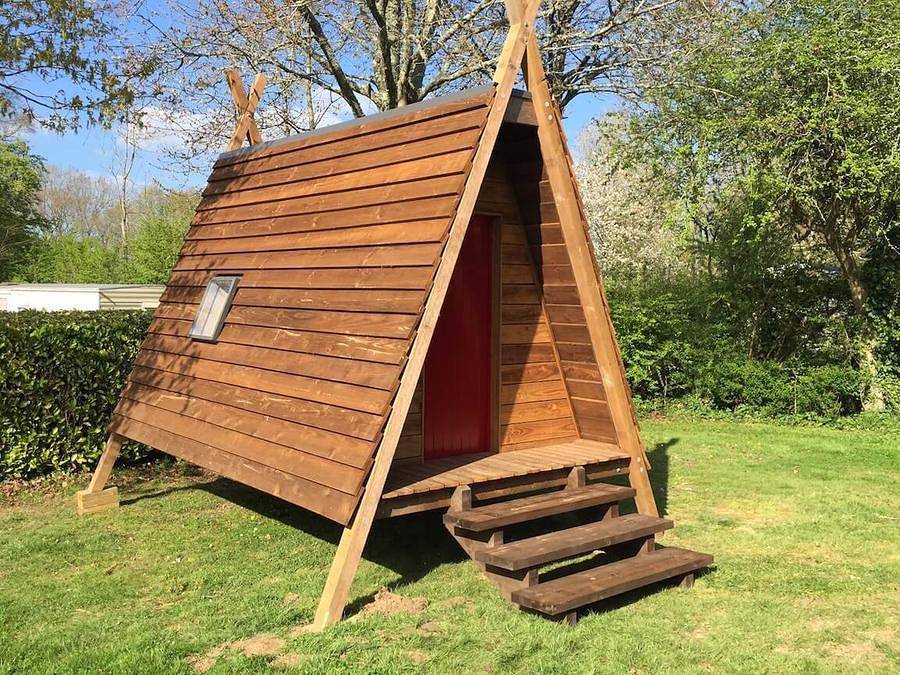 Flower Camping L'Ile Des Trois Rois - Unique 2 persons - Cabadienne 7 m² + Kitchenette in Les Andelys, Les Andelys region