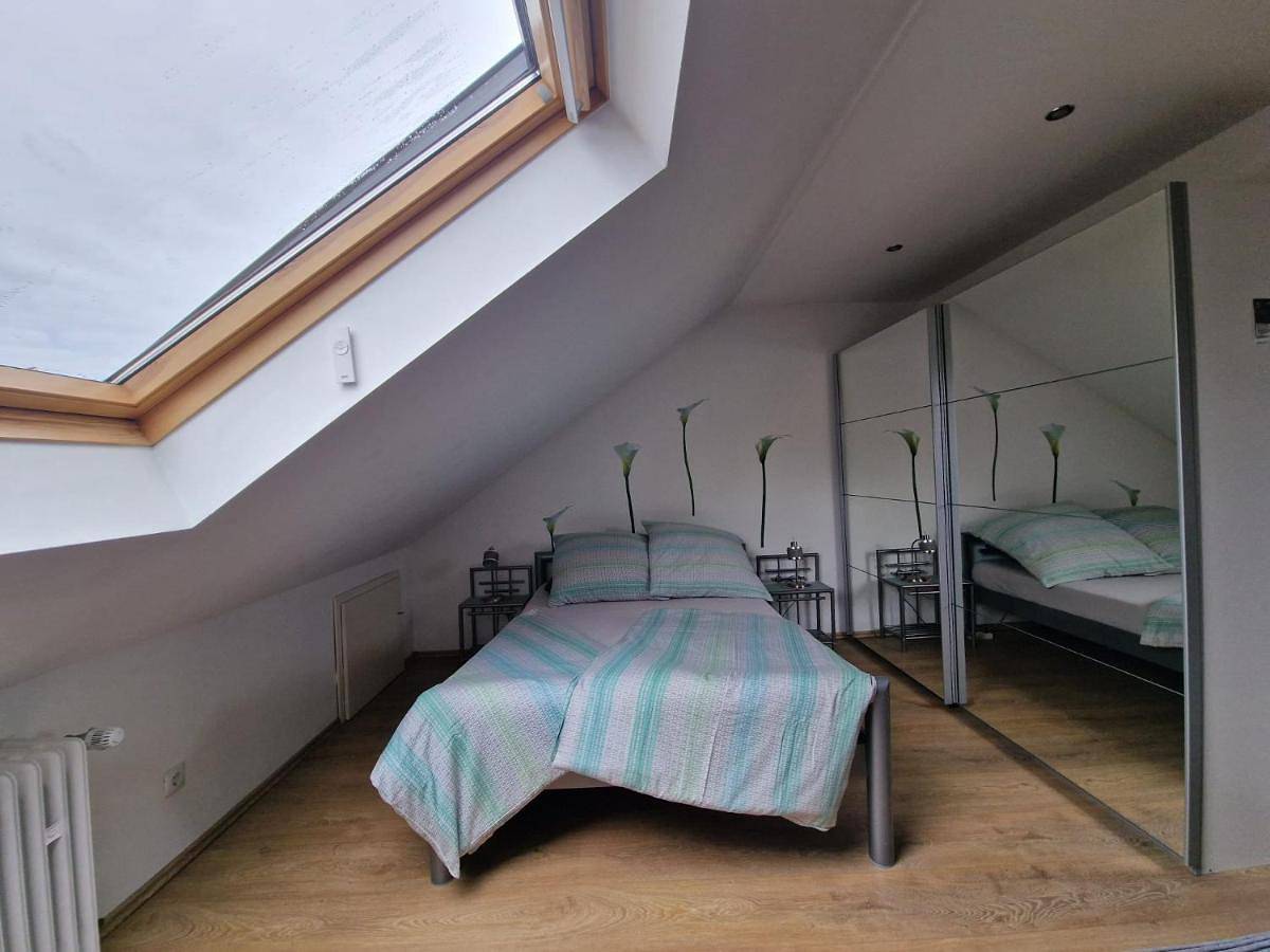 Geheel vakantieappartement, Double Room with Balcony (3 Adults) in Mannheim, Kurpfalz