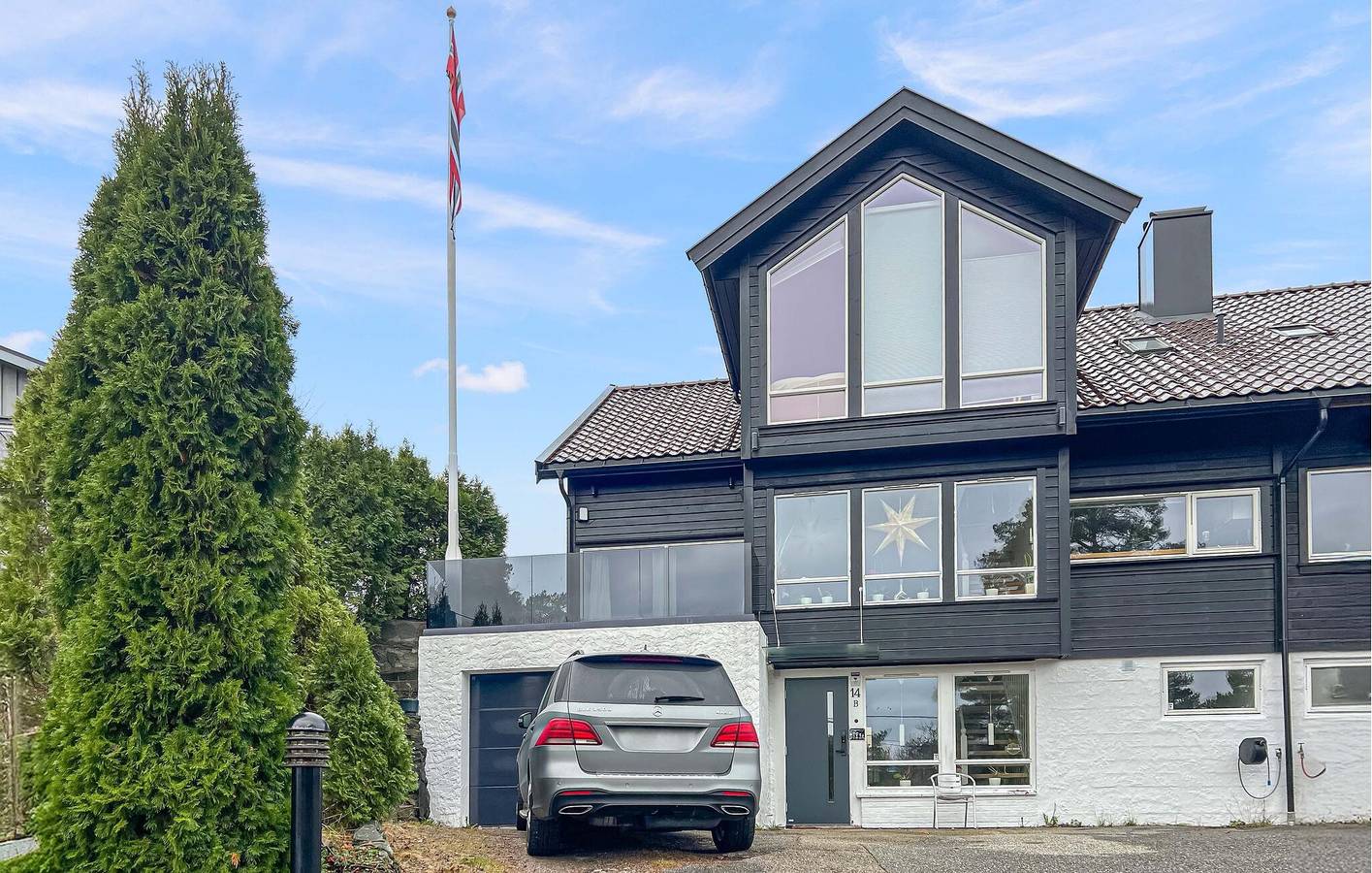 Feriehus for 6 personer med have in Kristiansand