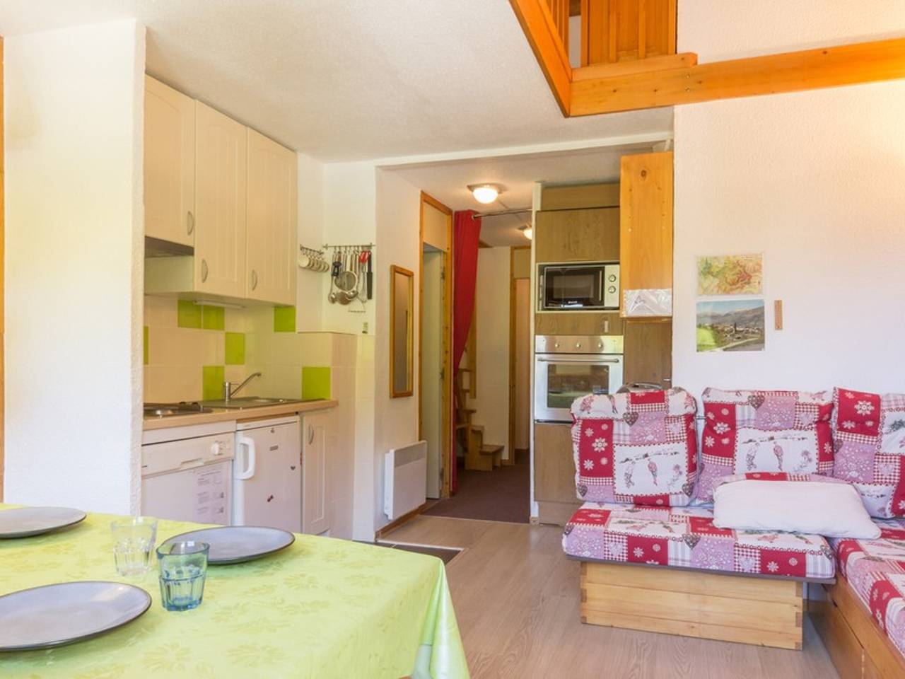 Appartement entier, Duplex lumineux proche pistes, 8 pers, balcon in La Plagne, Bellentre