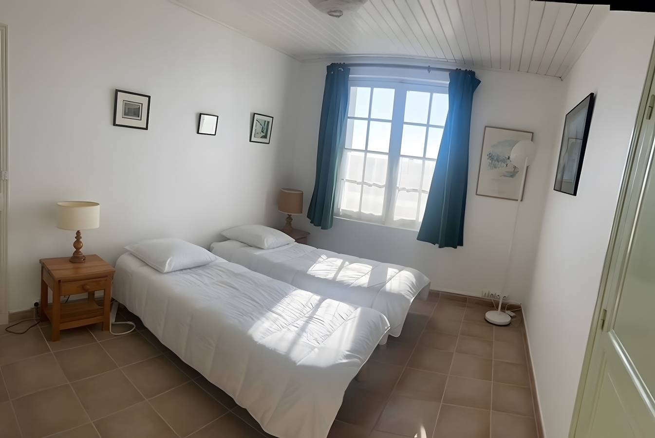 Maison de vacances 'Maison Verte' avec vue sur la mer, terrasse privée et Wi-Fi in Loix, Île de Ré
