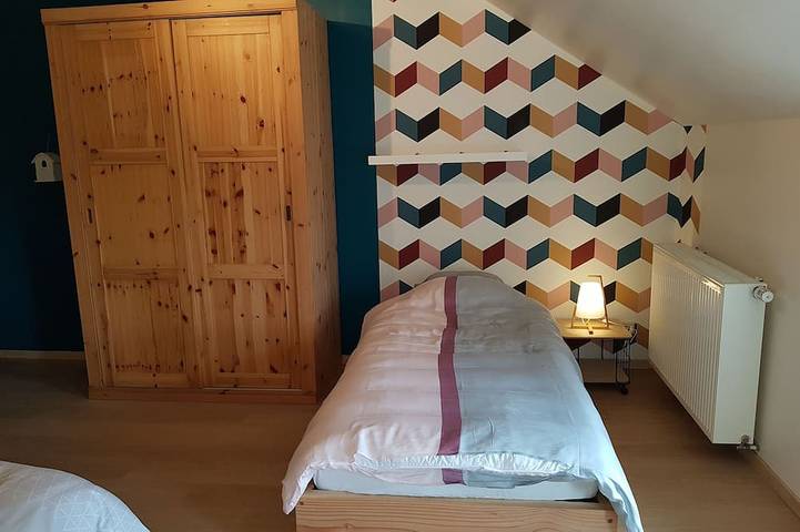 Gîte pour 14 personnes, avec sauna et terrasse ainsi que jacuzzi et jardin à Nassogne - 4