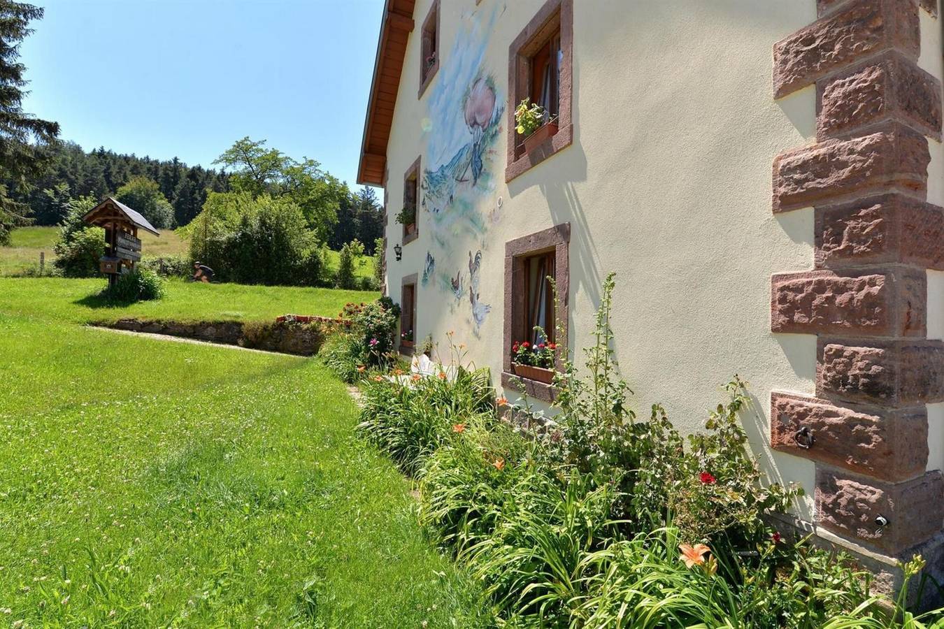 Cottage "Les Pruniers" with Shared Garden & Wi-Fi in Orbey, Parc naturel régional des Ballons des Vosges