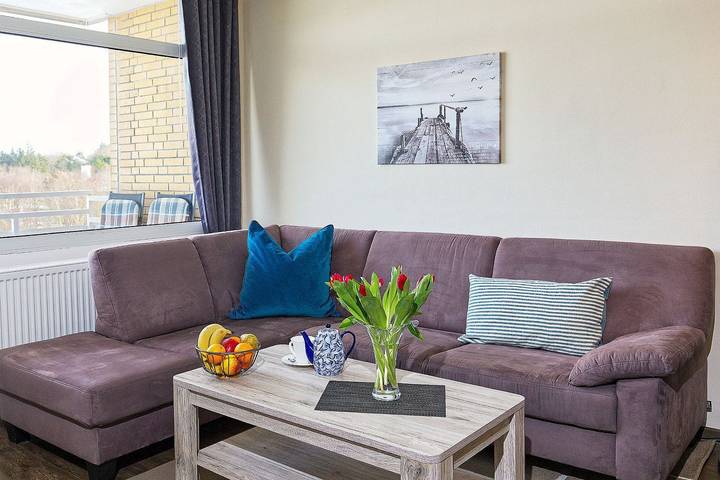 Ferienwohnung für 4 Personen, mit Ausblick und Balkon sowie Sauna in Sahlenburg - 3