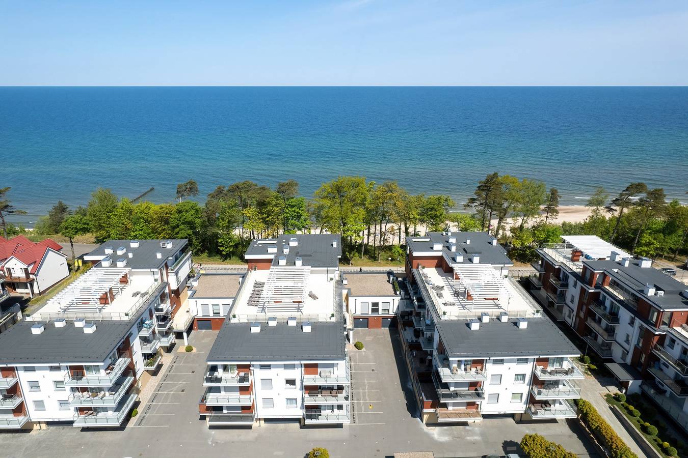 Ganze Wohnung, Ferienwohnung für 4 Personen mit Pool in Rewal, Powiat gryficki