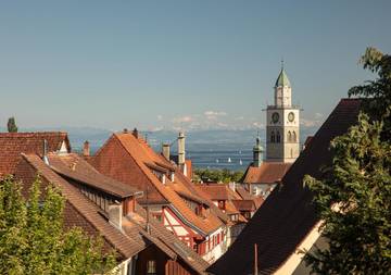 Ferienhaus für 4 Personen, mit Garten und Ausblick sowie Seeblick in Überlingen