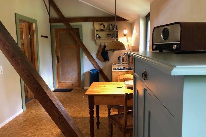 Ferienwohnung für 2 Personen, mit Garten und Terrasse sowie Sauna am Fläming