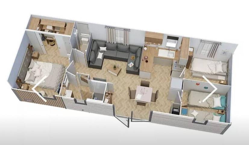 Camping pour 6 personnes, avec jardin et terrasse en Mer du Nord (Belgique) - 2