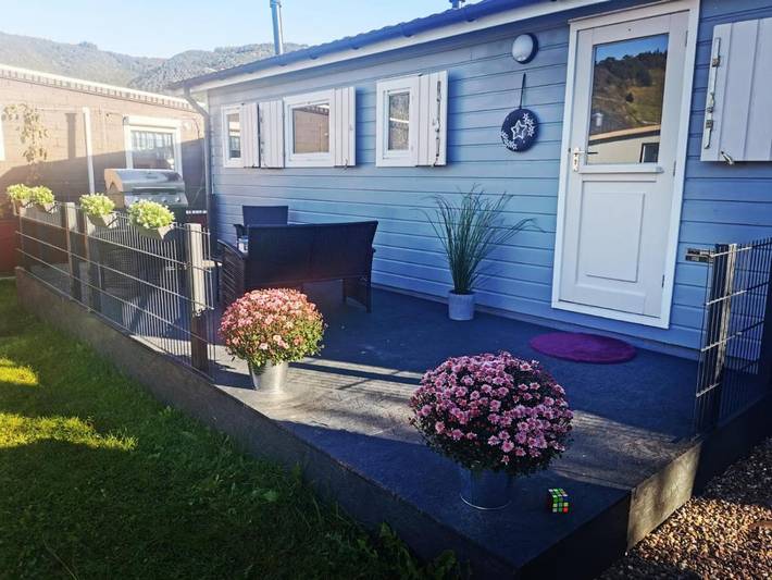 Camping für 5 Personen, mit Terrasse und Garten sowie Ausblick an der Mosel