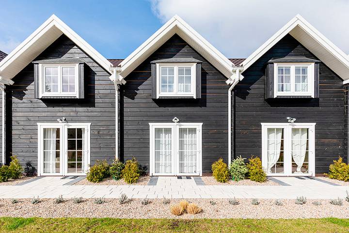 Ferienhaus für 6 Personen, mit Balkon und Garten