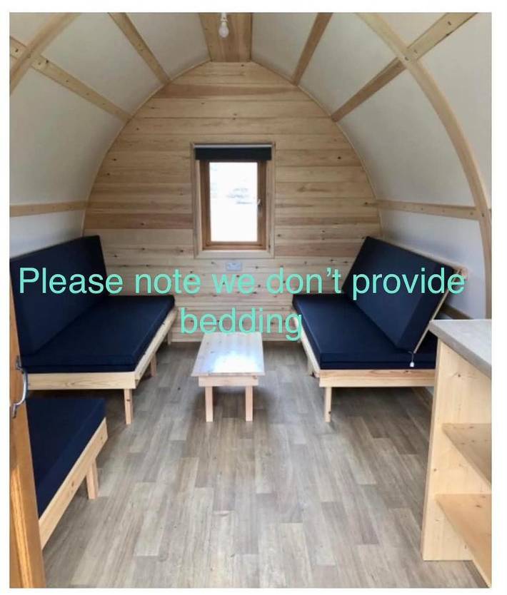 Camping pour 5 personnes, avec vue et jardin