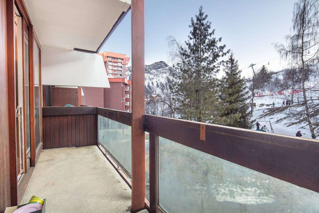 Ganze Wohnung, Ferienwohnung für 8 Personen mit Balkon in Le Corbier, Villarembert