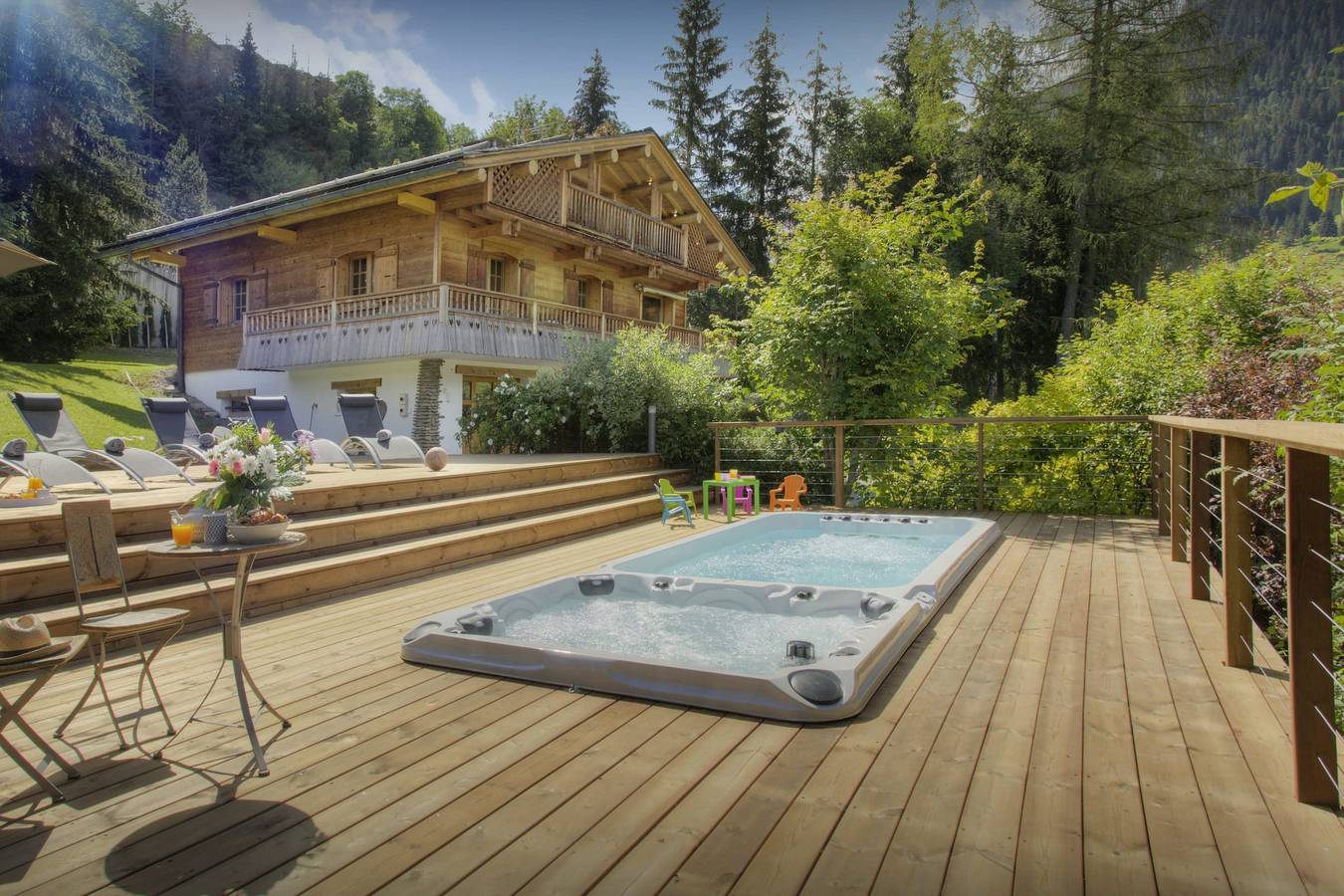 Chalet près des pistes, spa de nage (été), sauna, jacuzzi - Ovo Network in La Clusaz, Région d'Annecy