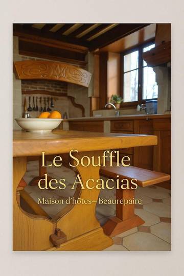 Cottage pour 8 personnes, avec vue et jardin dans Beaurepaire