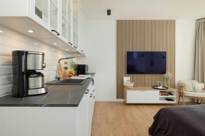 Ferienwohnung für 2 Personen, mit Ausblick und Terrasse in Pobierowo - 4