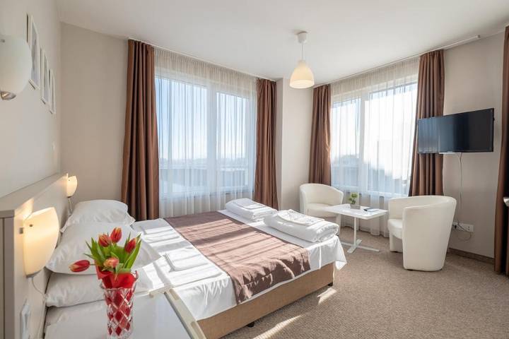 Appart’hôtel pour 2 personnes, avec terrasse