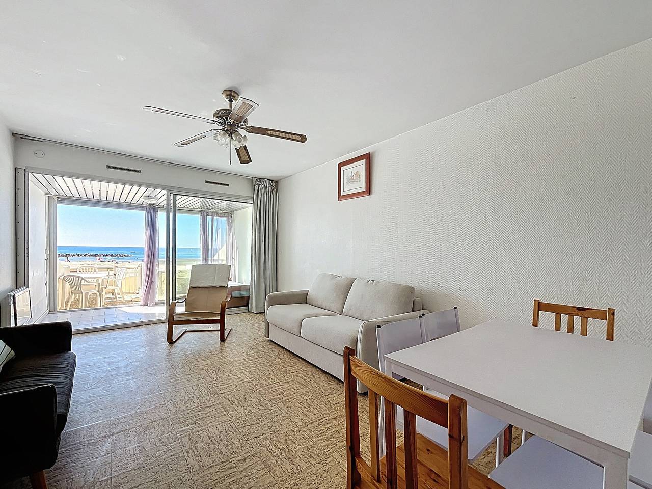 Ganzes Studio, Carnon Studio - 4 Personen - Direkt am Strand - Wlan - Terrasse - Parkplatz in Mauguio, Côte d'Améthyste