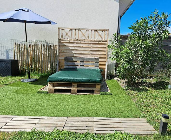 Location de vacances pour 5 personnes, avec terrasse ainsi que piscine et jardin à Linxe - 3