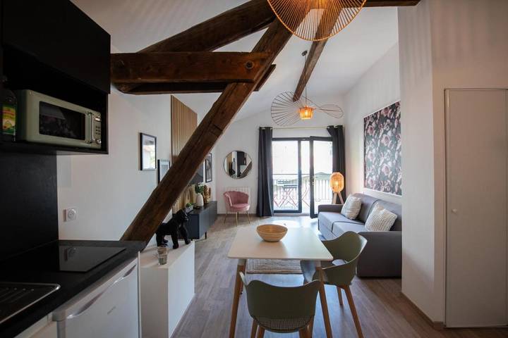 Appartement de vacances pour 2 personnes, avec Terrasse à Tassin-la-Demi-Lune