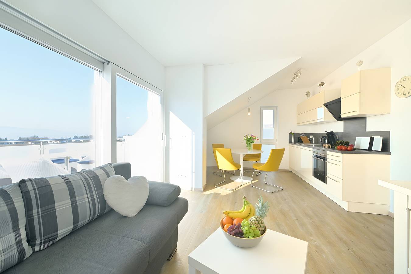 Ganze Wohnung, Apartment 'Dinkelbach Traumblick 3 A' mit Seeblick, Balkon und Wlan in Wasserburg (Bodensee), Bayerisch Schwaben