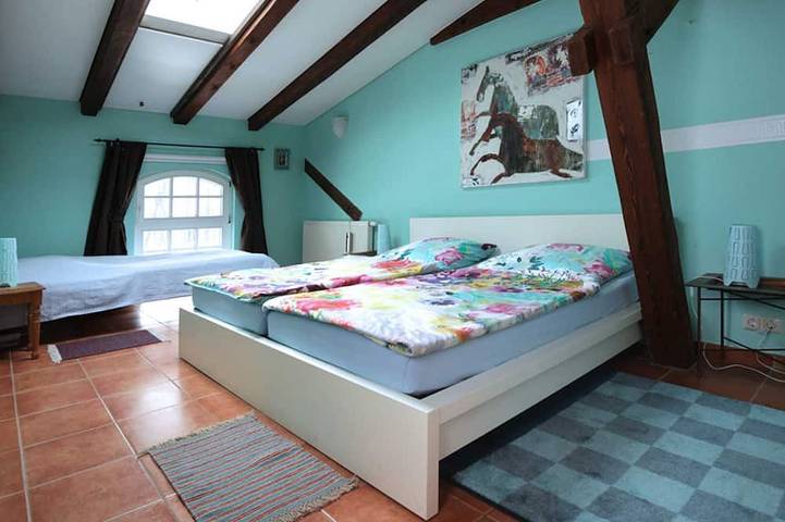Agriturismo für 15 Personen, mit Sauna und Garten in Behren-Lübchin