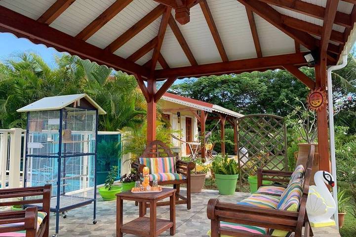 Toumblak - Bungalow with swimming pool 5 minutes from the beach in Saint-Louis (Antilles), Guadeloupe