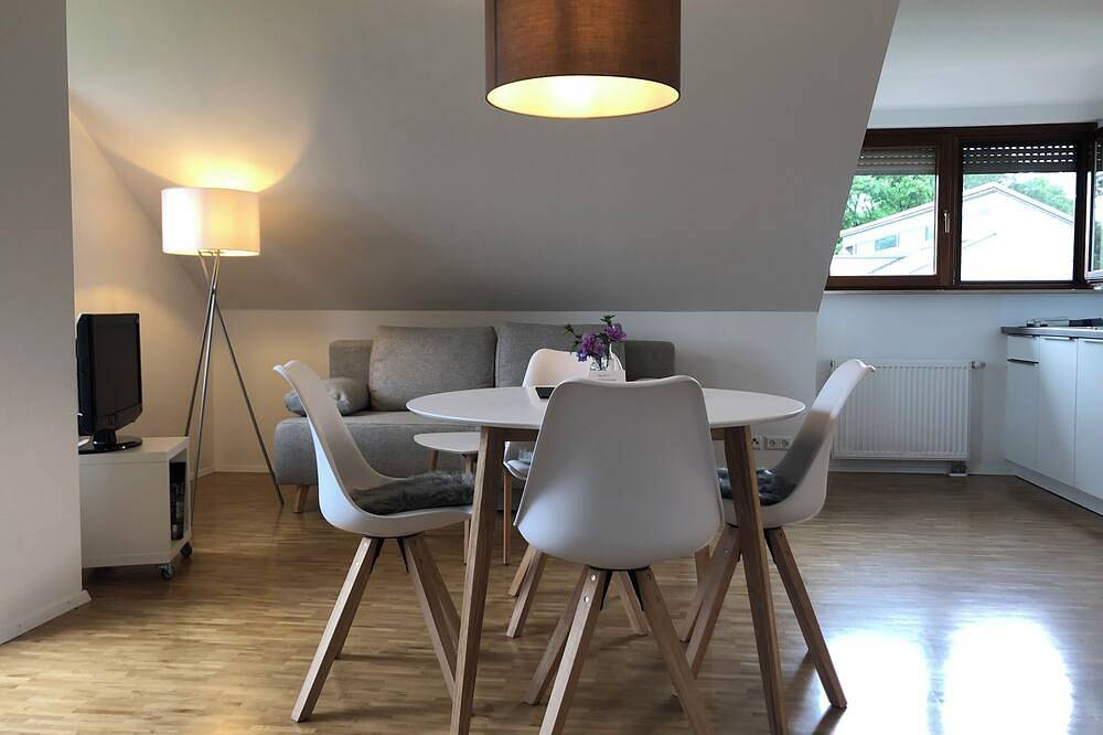 Ganze Wohnung, 2-Zimmer-Dachgeschosswohnung mit Seeblick nur 150 Meter vom Bodensee entfernt in Radolfzell, Radolfzell am Bodensee
