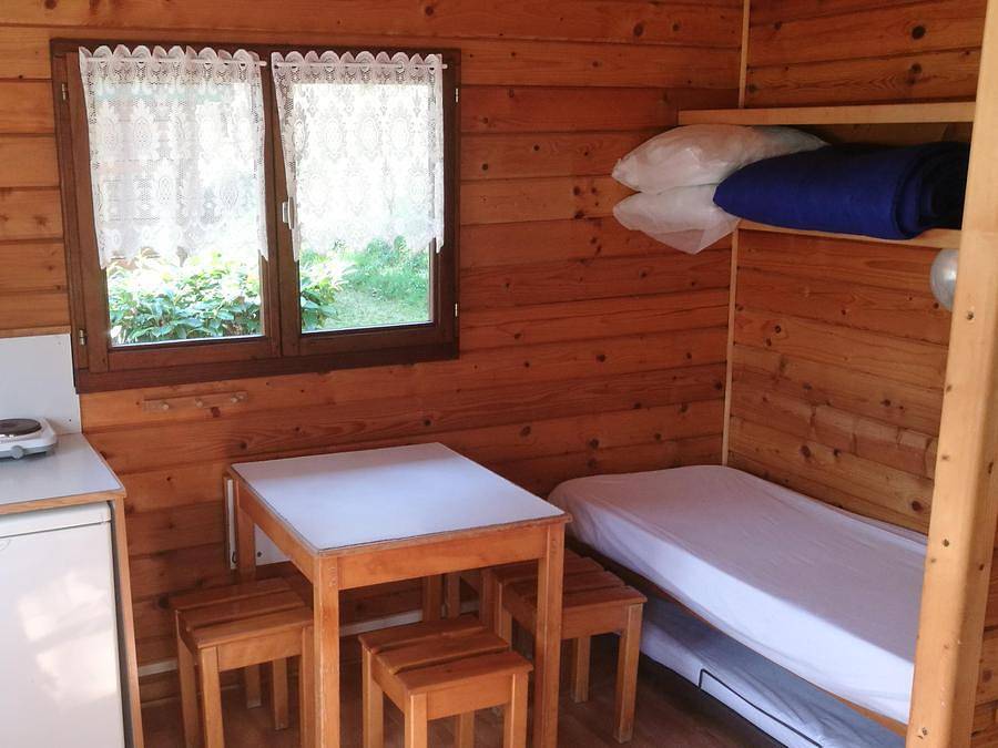 Camping Pont du Dognon - Chalet 5 persons - Olga without sanitary facilities in Saint-Laurent-les-Églises, Limoges region
