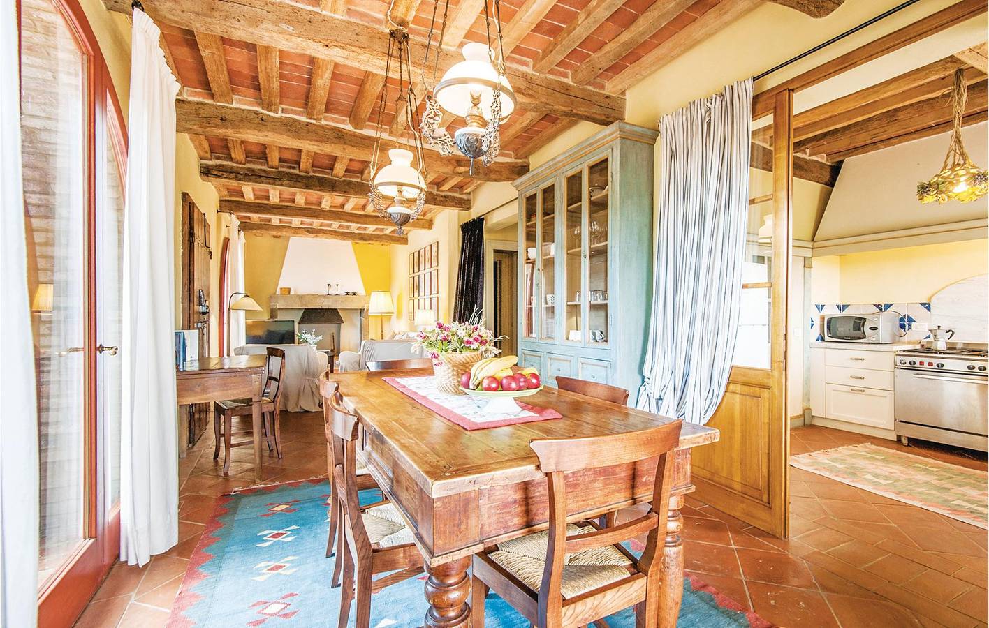 Luxuriöses Appartement: Pool, Garten, Internet in Rapolano Terme, Siena Provinz