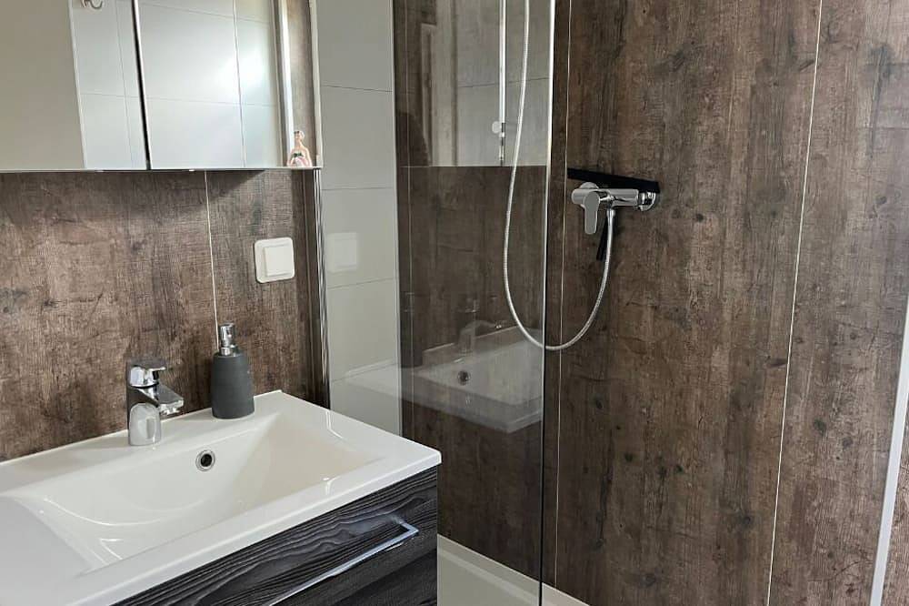 Tiny House Lee – Mit Whirlpool bei Flensburg, Tiny House Lee – Mit Whirlpool bei Flensburg in Handewitt, Grünes Binnenland