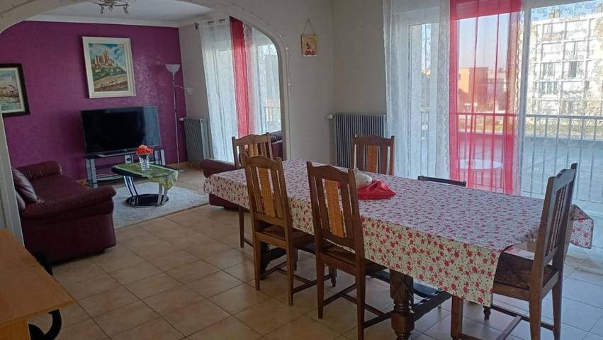 Appartement de vacances pour 7 personnes, avec Balcon et Vue