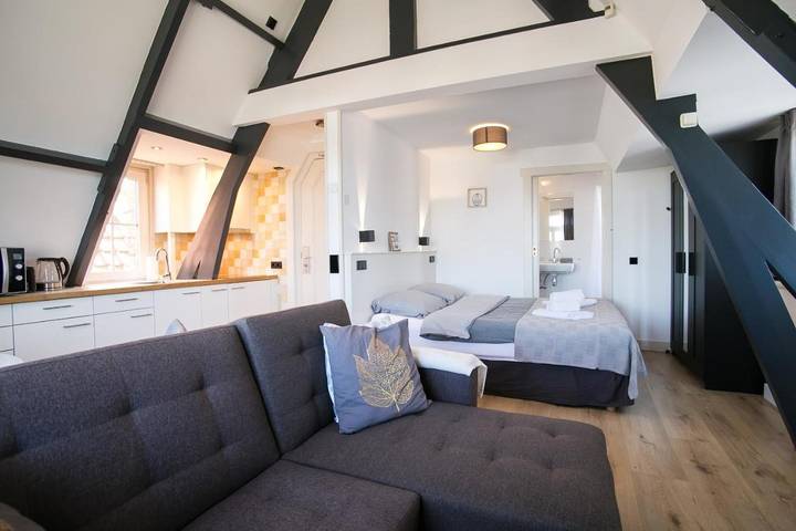 Loft voor 3 personen, met Sauna en Uitzicht in Scheveningen