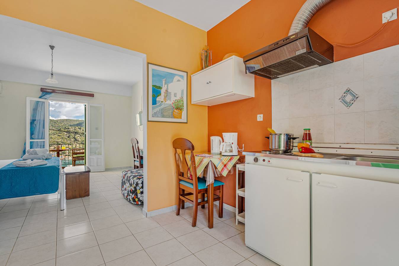 Entire studio, Studio 'Veronis 2' with Sea View, Shared Pool & Wi-Fi in Vathy, Greece