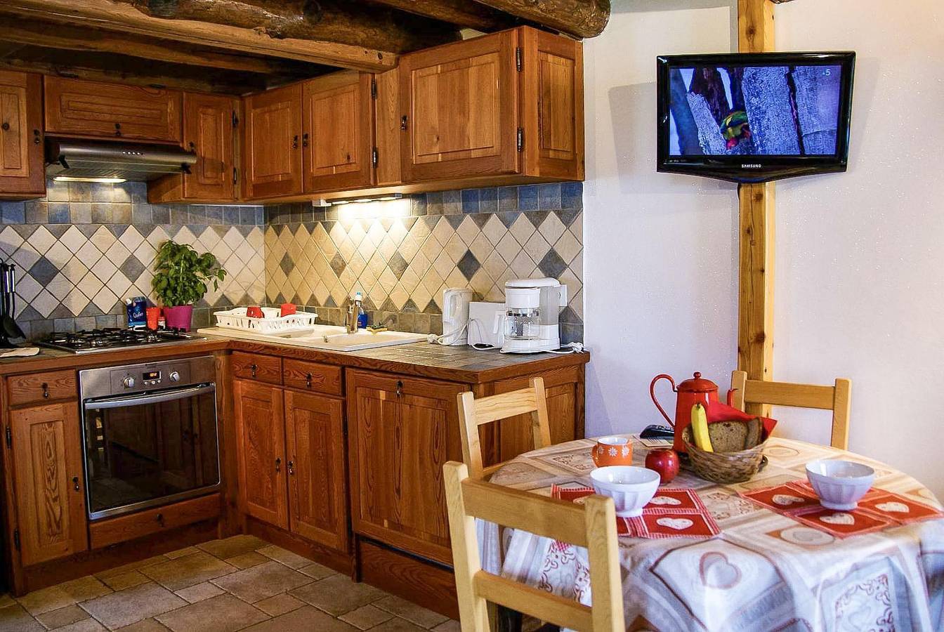 Gîte für 4 Personen mit Terrasse in Les Hieres, La Grave